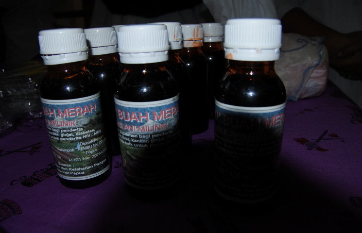 Gubernur Minta Pengembangan Buah Merah Ditingkatkan